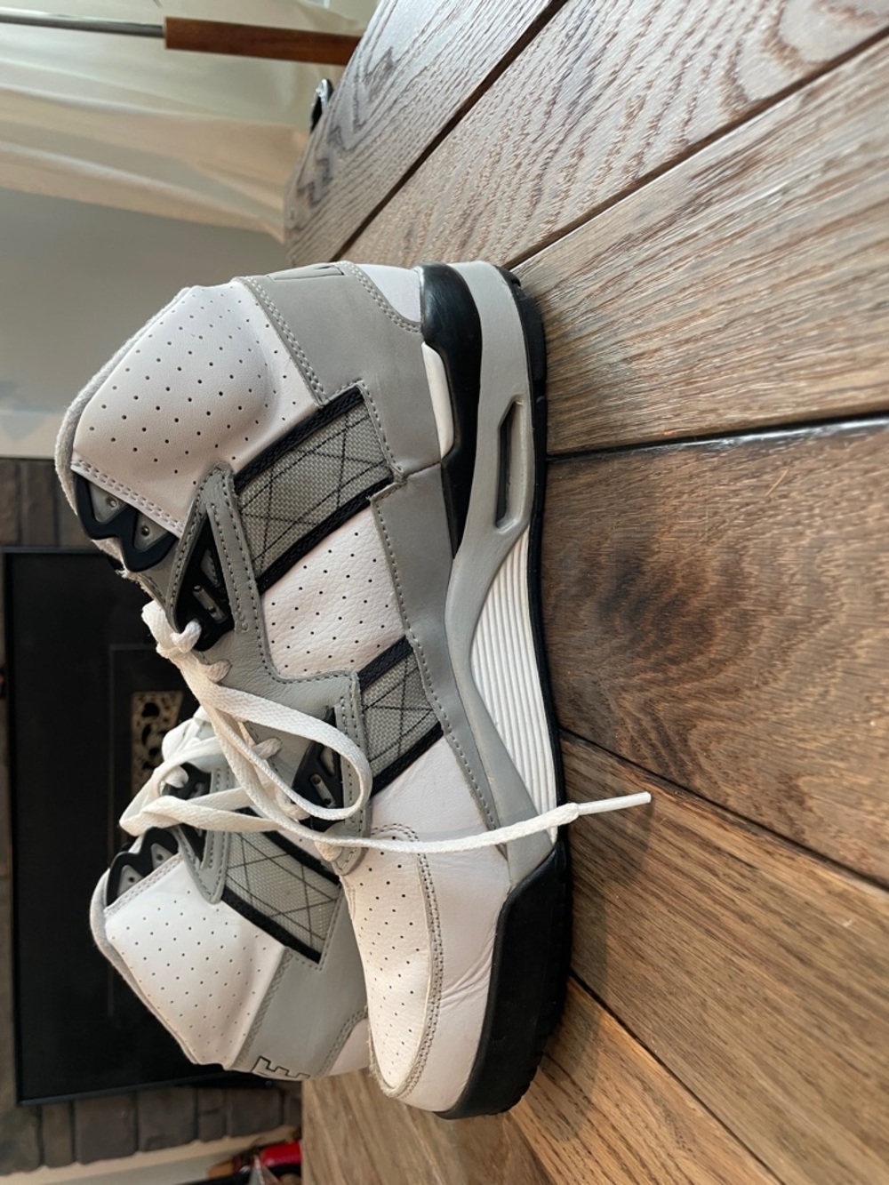 Nike Air Trainer SC High Raiders Helmet Retro Sneakers Size 10 Gray/Black/White - Picture 9 of 11